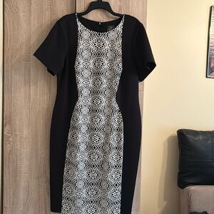 Plus Adriana Papell stunning  feminine Dress